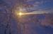 Lav sol over Finnmarksvidda